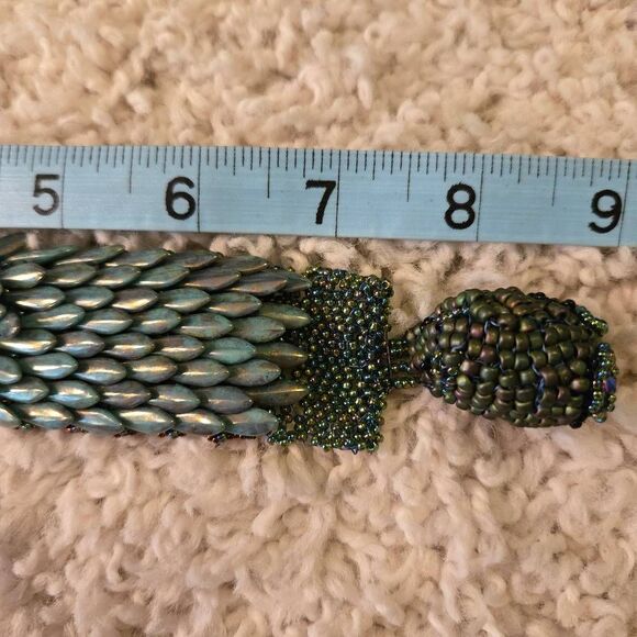 Snake Bracelet Beaded Unique - Picture 4 of 11